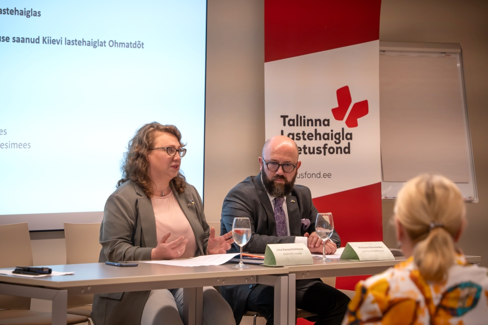 Tallinna Lastehaigla Toetusfondi pressibriifing Kiievi lastehaigla toetuseks